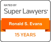 Super Lawyers Ronald S. Evans 15 Years