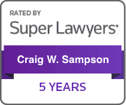 Super Lawyers Craig W. Sampson